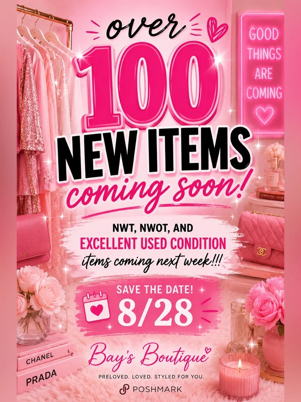 ⭐️💕Stay tuned!! 8/30!!!